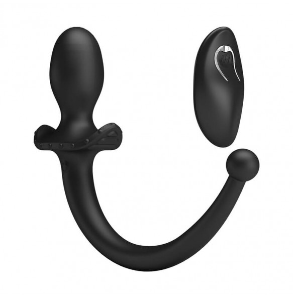 MR PLAY - Vibrating Anal Plug Tail (Wireless Remote - Chargeable)